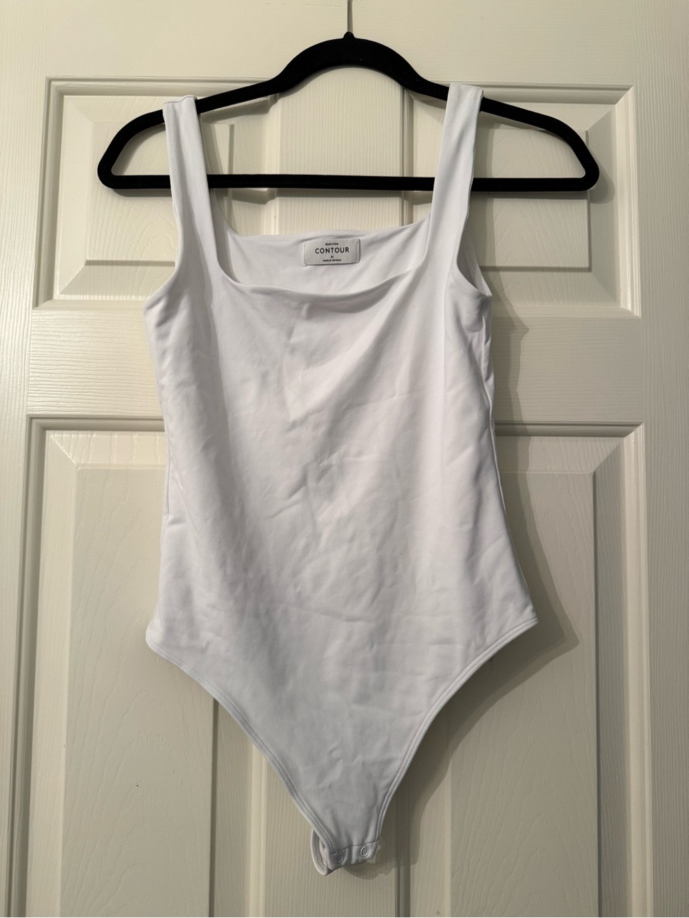 Babaton White One-Piece Bodysuit